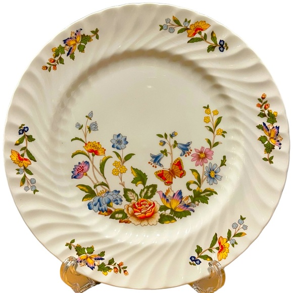 Aynsley Cottage Garden Dinner Plate 10 1/2” - Picture 1 of 3